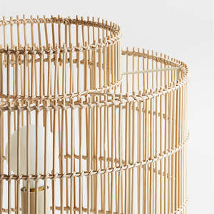 Tienphong, venta al por mayor, lámpara de mesa de ratán de mimbre Natural hecha a mano para decoración de dormitorio y sala de estar - Product Image 3