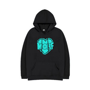 Sudaderas con capucha de algodón de manga larga de color sólido informales de lana lisa con logotipo personalizado más vendidas a precios muy razonables - Product Image 6