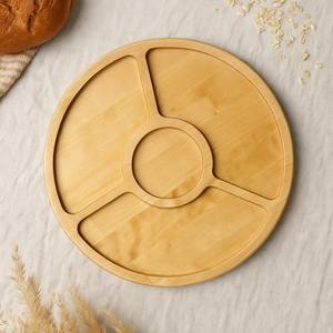 Plateau de service classique en bois carré peint à la main pour cadeaux - Product Image 2