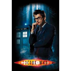 Póster de lienzo con marco negro para decoración de pared, estilo moderno para Doctor Who - Product Image 5