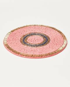 2025 Meilleure vente de perles de verre de bonne couleur ensemble de sous-verres brodés directement de l'usine indienne prix de gros disponibles - Product Image 6