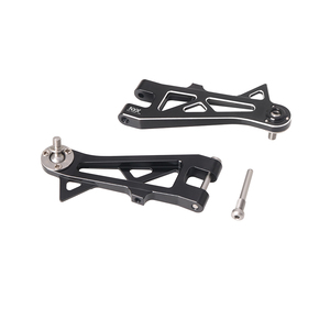 KYX ชุดอัพเกรดใหม่ 2 ชิ้น อะลูมิเนียม ชุดสวิงอาร์มหน้า สำหรับรถ Tamiya 1/10 2024 <span class=keywords><strong>Hotshot</strong></span> II 58737 4WD RC Crawler อะไหล่ทดแทน ของเล่น - Product Image 5