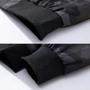 Coupe-vent de sport zippé en bloc avec impression de sublimation et col montant pour hommes - Product Image 5