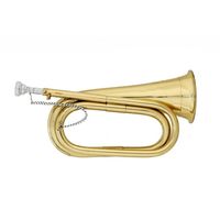 Premium Brass Bugle Horn With Authentic Tone Perfect For Weddings Anniversaries Cultural Functions And Musical Performances