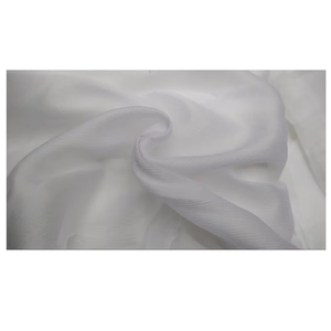 Gasa arrugada de seda de morera Natural ligera 37 gramos 7,5mm tela de boda teñida Lisa estilo tejido para niños Textiles para el hogar - Product Image 3