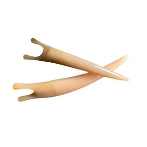 Corne naturelle écologique Gua Sha masseur poli Technique SPA dos grattage planche plaque faciale disponible à la vente - Product Image 1