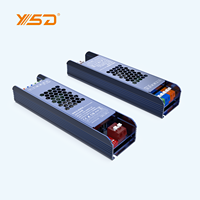 Alimentation LED à tension constante YSD IP20 avec réglage de la luminosité, 12V/24V/48V, 36W, 100W, 500W, pour usage intérieur