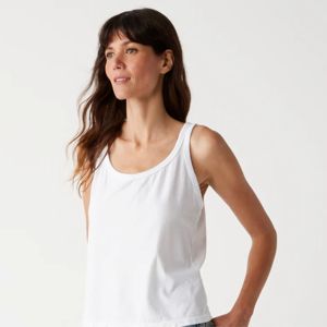 Haut décontracté à encolure dégagée pour femme en mélange de coton doux-parfait pour un usage quotidien, disponible en plusieurs couleurs et tailles - Product Image 4