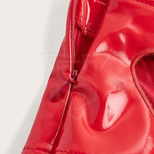 Jupe en cuir décontractée pour femmes de haute qualité personnalisée Jupe en cuir d'entraînement - Product Image 3