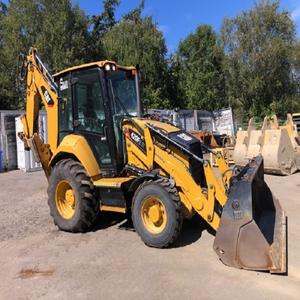 Chargeuse-pelleteuse CAT d'occasion 4 roues motrices avec chargeur frontal et pelle arrière conçue pour les projets de génie civil et de construction lourds - Product Image 5