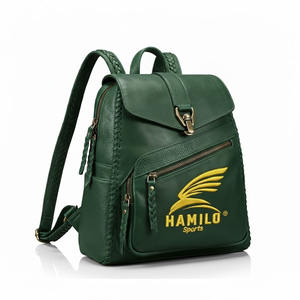 Sac à dos pour ordinateur portable en cuir PU imperméable de haute qualité à prix avantageux, vente en gros d'usine, logo personnalisé, sac à dos d'affaires, sac à dos d'école - Product Image 5