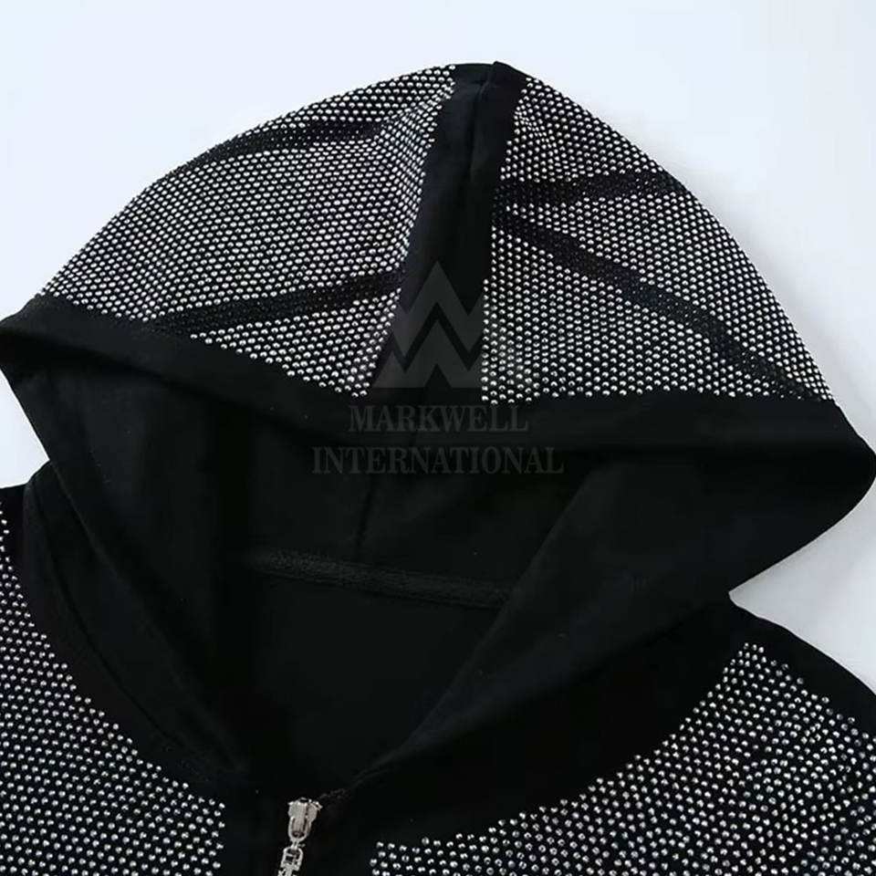 Men Rhinestone Track Suits Best Quality New Style Men Rhinestone Tracksuits Custom Made Summer ...