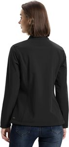 Chaqueta Softshell ligera impermeable cortavientos con forro polar para mujer para correr Golf motociclismo/carreras de automóviles transpirable - Product Image 4
