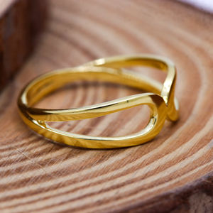 Nueva llegada de diseñador de plata 925 plata esterlina sólida chapada en oro anillos hechos a mano joyería para venta al por mayor - Product Image 5