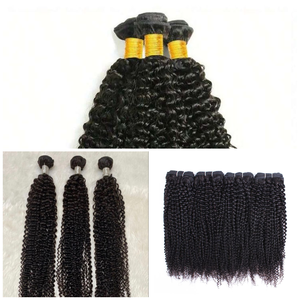 Extensiones de cabello rizado virgen, trama de cabello crudo camboyano para Peinados de moda - Product Image 6