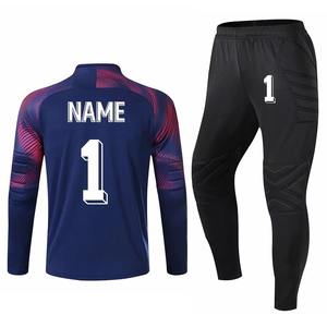 Uniforme de gardien de but sur mesure maillot de gardien de but de football en gros avec short et chaussettes de protection rembourrés pour le football d'équipe - Product Image 2