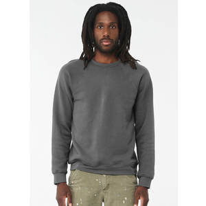 Bella Canvas Unisex Sudadera de cuello redondo de gran tamaño logotipo personalizado bordado algodón en blanco para mujer sudadera invierno 3901 - Product Image 3