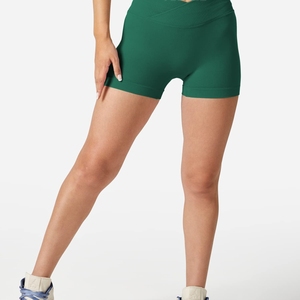 Prix de vente en gros de shorts extensibles pour femmes Oem Logo Women Gym Booty Workout Shorts spandex/polyester shorts pour femmes - Product Image 6