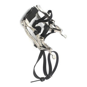 Vétérinaire Cheval Bouche Spéculum Dentaire Gag En Acier Inoxydable Equine Dispositif Dentaire Réglable À Cliquet Culotte Examen Oral - Product Image 3