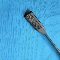 Râpe dentaire droite en acier inoxydable 304 de haute qualité, réutilisable, pour le soin dentaire des chevaux et des chiens, instrument vétérinaire pour le détartrage des dents.