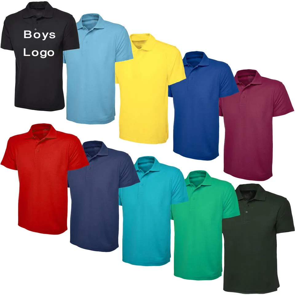 Hot Selling Shorts Mouwen Fabrikant Custom Hoge Kwaliteit Poloshirt Effen Kleur 100% Katoen Plus Size Poloshirt Van Bd