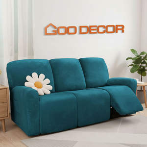 Wholesale Stretchable Recliners <b>Chair</b> Covers Three-Seat Four-Season Sofa Cover Made In Vietnam Direct Factory For Living Room - Product Image 5