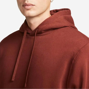 Sudadera con Capucha de Alta Calidad, 100% Algodón, Talla Grande, con Cierre, Gruesa, de Forro Polar, Ecológica, Estilo Urbano, con Estampado Bordado - Product Image 3