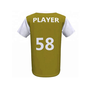 Camiseta de Béisbol Personalizada de Alta Calidad con Logotipo, Estilo de Dos Botones con Mangas Cortas para Hombres, Mujeres y Niños, Camisetas de Softbol - Product Image 3