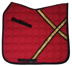 แผ่นรองอานม้าม้าผ้าฝ้ายผสมโพลีคอตตอนปรับแต่งได้ผ่านการรับรองผ้าฝ้ายผ้าฝ้ายรุ่นพรีเมี่ยมเจาะคอตตอน - Product Image 4