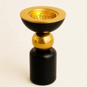 Ensemble cadeau de brûleur d'encens de style arabe moderne Brûleur de bakhoor extensible pour le ramadan Mobilier de maison parfait - Product Image 3