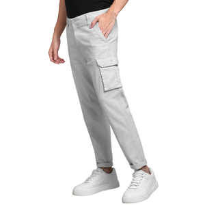 <b>Men's</b> Regular Size Cargo Pants, Side Pocket Straight Casual <b>Trousers</b> <b>for</b> Bold Urban Fashion in Outdoor Wear - Product Image 5