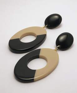 Pendientes de Aro de Resina Epoxi de Moda al por Mayor, Joyería Hecha a Mano, Regalo de Cumpleaños para Mujer, Artesanía de Resina - Product Image 6