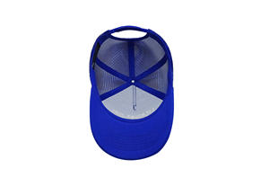 Casquette de camionneur en sergé de coton à 5 panneaux pour hommes, casquette en maille brodée avec logo brodé à bord incurvé, Injae Vina Vietnam Performance - Product Image 4