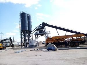 Planta de hormigón estacionaria eléctrica 30 con componentes de núcleo PLC Motor de cojinete de caja de cambios para planta de fabricación - Product Image 4