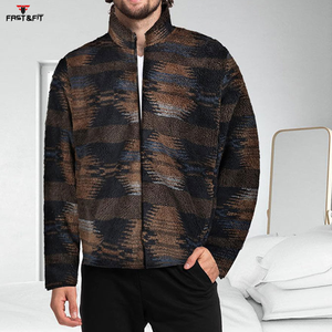 Pas cher Prix 100% Polyester Camouflage Formelle Printemps Sherpa Polaire Bomber Veste Street Fashion Wear pour Hommes - Product Image 2