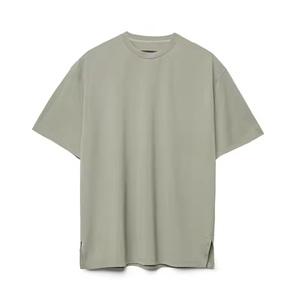 T-shirt unisexe 100% coton respirant, séchage rapide, anti-plis, col rond, 150 grammes, poids lourd, avec broderie personnalisée pour hommes - Product Image 4
