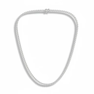 Collar de Tenis con Diamantes Brillantes Clásico y Moderno, Diseño de Piedras Brillantes, Joyería Ideal para Bodas y Fiestas - Product Image 1