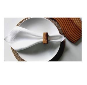 Anneau de serviette en bois floral fait à la main, écologique, design personnalisable, qualité restaurant moderne, décoration de table pour mariage, fête, maison - Product Image 3