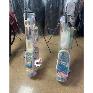 Venta al por mayor de PVC transparente colorido impermeable Universal Golf Bag Cover para la mayoría de las bolsas de golf - Product Image 2