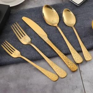 Juego de cubiertos modernos de acero inoxidable, diseño ergonómico, agarre cómodo para comodidad en el uso diario. - Product Image 2