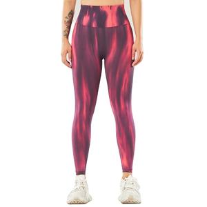 Pantalon d'entraînement sans couture de qualité supérieure pour femmes Leggings de fitness respirants avec impression tie dye inspiré du yoga - Product Image 5