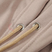Unisex Özel Logolu Kapüşonlu Günlük Sokak Modası Eşofman Takımı Düz Desen Kışlık %100 Pamuk Fransız Havlu Kumaşı