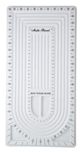 Planche à perler en plastique Panneau de conception multibrins, recouvert de flocage de couleur grise Plateau de conception de perles floquées - Product Image 5