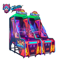Machine de tir au basket-ball à pièces de monnaie de haute qualité, machines de jeux vidéo, machine de jeu de basket-ball d'arcade 2025