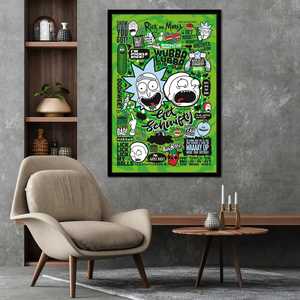 Póster de Lona de Estilo Moderno con Frases de Rick y Morty 2 para Decoración de Pared - Product Image 3