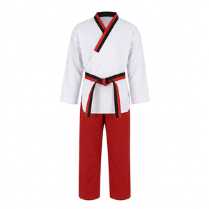 Uniforme de Taekwondo Premium Ligero, Dobok para Artes Marciales, Traje de Entrenamiento y Competición, Gi de Taekwondo Personalizado con Costuras Resistentes - Product Image 1