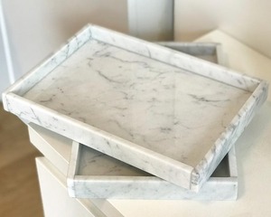 Bandeja de Mármol Hecha a Mano para Decoración Elegante del Hogar, Estilo de Mesa de Centro y Regalos Premium - Product Image 5