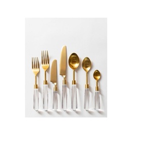 Mix Acrylic Decorative Theme Cutlery <b>Set</b> Painted Finishing with Multiple Size and Shaped Designs <b>Flatware</b> <b>Sets</b> - Product Image 3