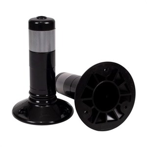 Delimitador para Guía de Estacionamiento, 30 x 8 cm, Negro, Flexible, Juego de 10 Piezas - Product Image 3