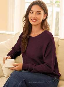 Sudadera de manga larga para mujer, material de lana suave, ajuste elegante, cómodo y acogedor para climas fríos, perfecto para ropa de calle - Product Image 6